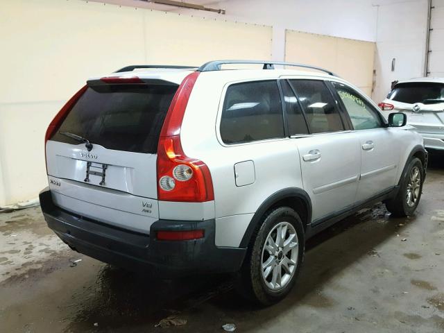 YV1CZ852351196068 - 2005 VOLVO XC90 V8 SILVER photo 4