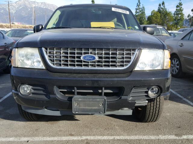 1FMDU65W75ZA30763 - 2005 FORD EXPLORER L BLACK photo 9