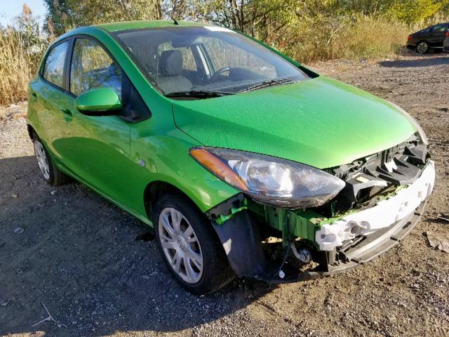 JM1DE1KZ2D0157281 - 2013 MAZDA MAZDA2 GREEN photo 1