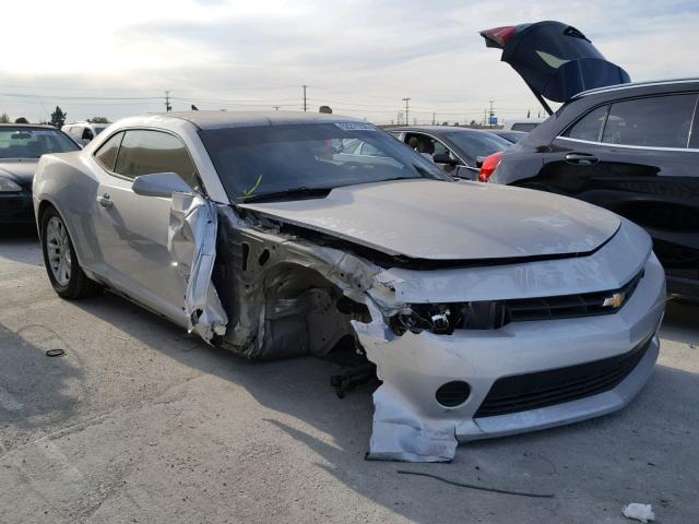 2G1FA1E34E9177544 - 2014 CHEVROLET CAMARO LS SILVER photo 1