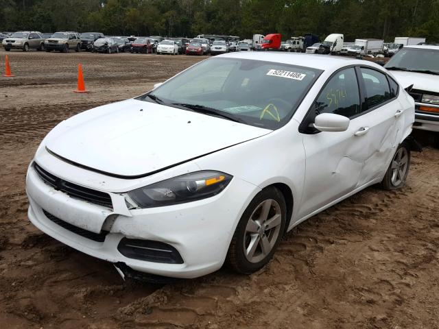 1C3CDFBB2GD515561 - 2016 DODGE DART SXT WHITE photo 2