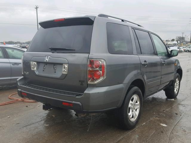 5FNYF282X8B014035 - 2008 HONDA PILOT VP GRAY photo 4