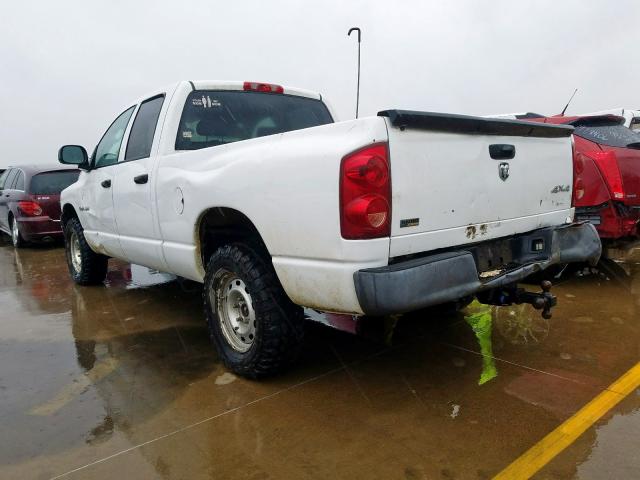 1D7HU18N58J178365 - 2008 DODGE RAM 1500 S WHITE photo 3