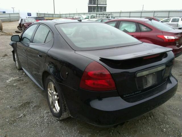 2G2WR554361308953 - 2006 PONTIAC GRAND PRIX BLACK photo 3
