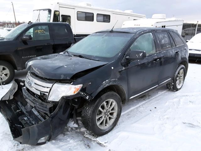 2FMDK48C49BA55446 - 2009 FORD EDGE SEL BLACK photo 2