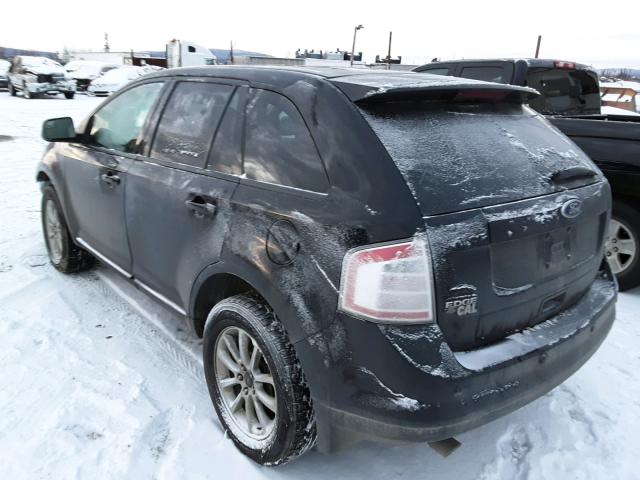 2FMDK48C49BA55446 - 2009 FORD EDGE SEL BLACK photo 3