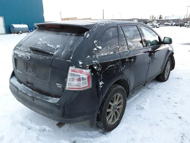 2FMDK48C49BA55446 - 2009 FORD EDGE SEL BLACK photo 4