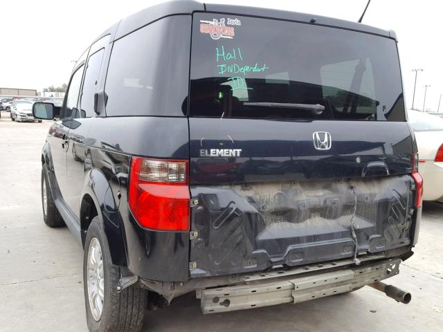 5J6YH18776L008441 - 2006 HONDA ELEMENT EX BLACK photo 3