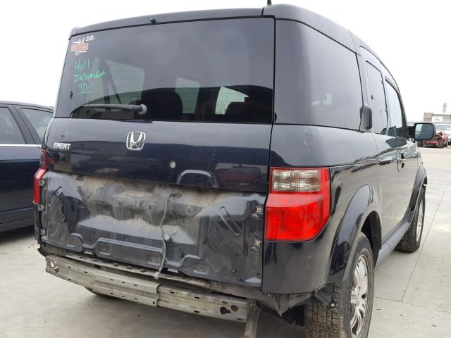 5J6YH18776L008441 - 2006 HONDA ELEMENT EX BLACK photo 4