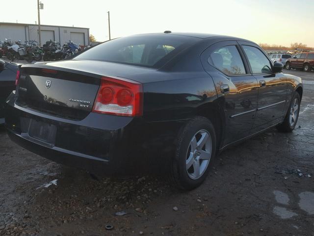 2B3CA3CV4AH128484 - 2010 DODGE CHARGER SX BLACK photo 4