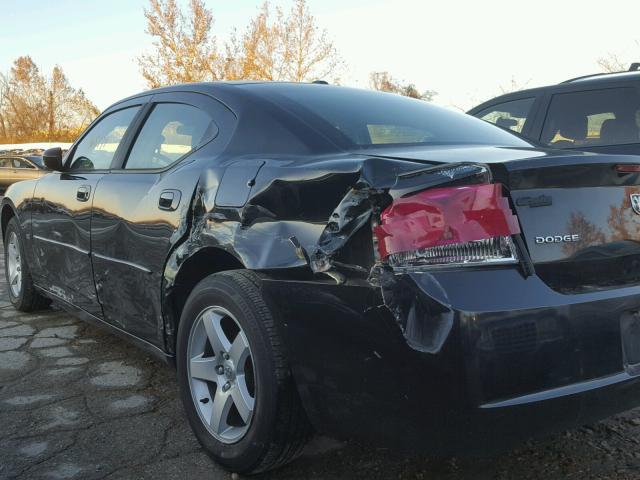 2B3CA3CV4AH128484 - 2010 DODGE CHARGER SX BLACK photo 9