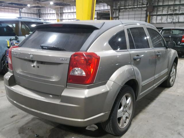 1B3HB48B18D646809 - 2008 DODGE CALIBER SX GRAY photo 4