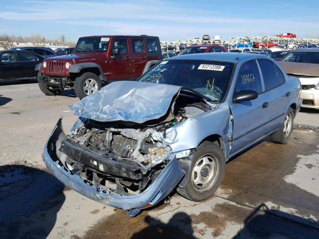 1Y1SK5366RZ077895 - 1994 GEO PRIZM BASE BLUE photo 2