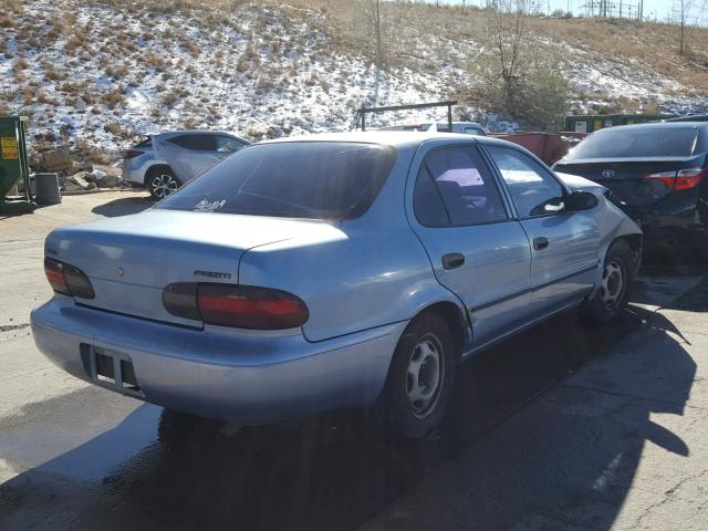 1Y1SK5366RZ077895 - 1994 GEO PRIZM BASE BLUE photo 4
