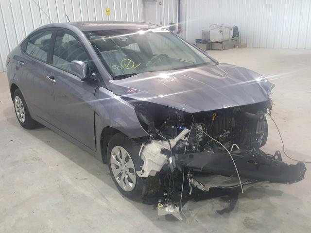 KMHCT4AE6GU076150 - 2016 HYUNDAI ACCENT SE GRAY photo 1