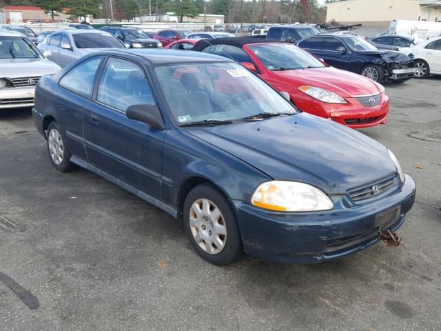 1HGEJ6228WL067605 - 1998 HONDA CIVIC DX BLUE photo 1