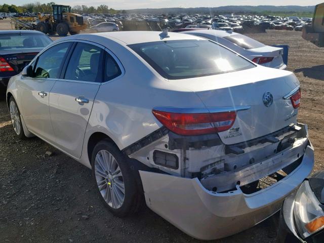 1G4PR5SKXD4212656 - 2013 BUICK VERANO CON WHITE photo 3