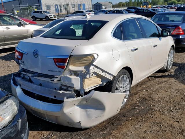 1G4PR5SKXD4212656 - 2013 BUICK VERANO CON WHITE photo 4