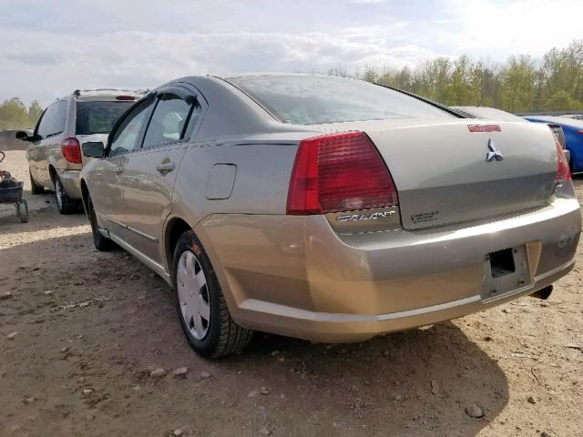 4A3AB36F15E053499 - 2005 MITSUBISHI GALANT ES SILVER photo 3