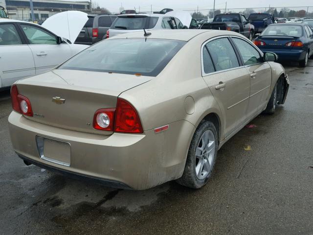 1G1ZH57B684222656 - 2008 CHEVROLET MALIBU 1LT GOLD photo 4