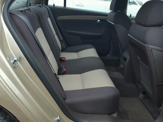 1G1ZH57B684222656 - 2008 CHEVROLET MALIBU 1LT GOLD photo 6