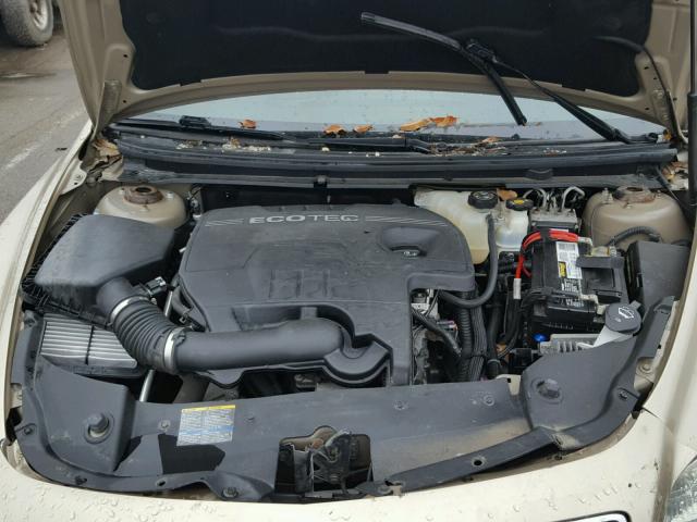 1G1ZH57B684222656 - 2008 CHEVROLET MALIBU 1LT GOLD photo 7