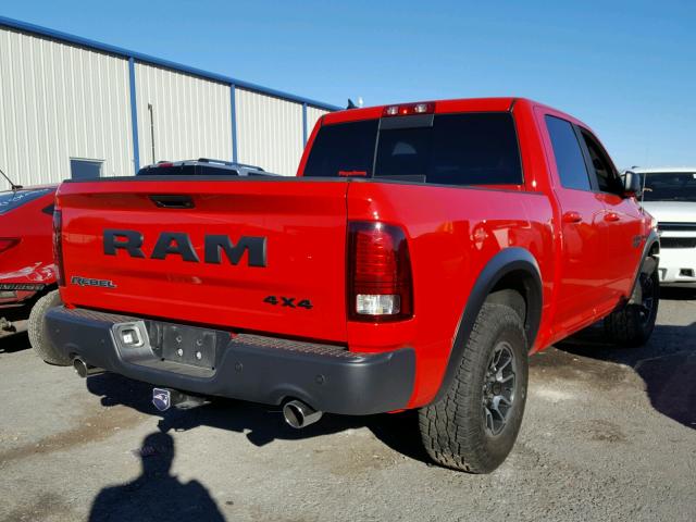 1C6RR6YT1HS846983 - 2017 RAM 1500 REBEL RED photo 4