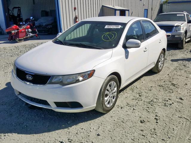 KNAFU4A21A5080514 - 2010 KIA FORTE EX WHITE photo 2