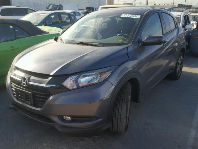 3CZRU6H58HM712418 - 2017 HONDA HR-V EX GRAY photo 2