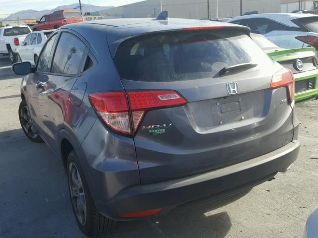 3CZRU6H58HM712418 - 2017 HONDA HR-V EX GRAY photo 3