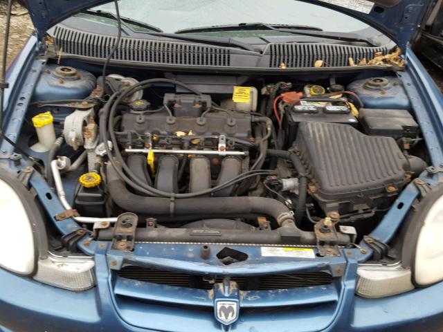 1B3ES56C82D659763 - 2002 DODGE NEON ES BLUE photo 7