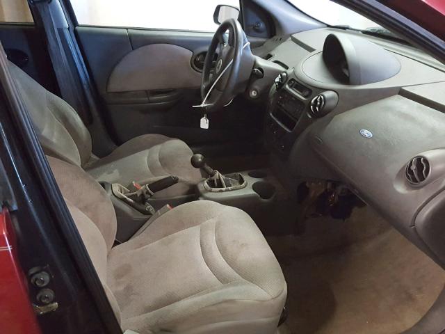 1G8AF52F05Z116376 - 2005 SATURN ION LEVEL MAROON photo 5