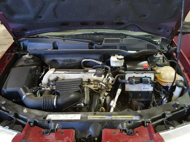1G8AF52F05Z116376 - 2005 SATURN ION LEVEL MAROON photo 7