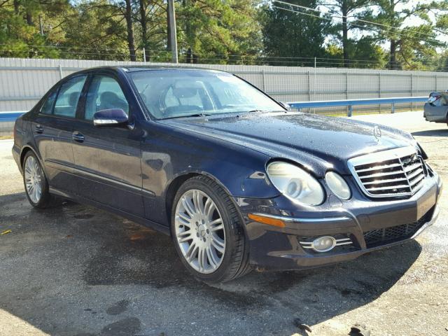 WDBUF56X87B064169 - 2007 MERCEDES-BENZ E 350 BLUE photo 1