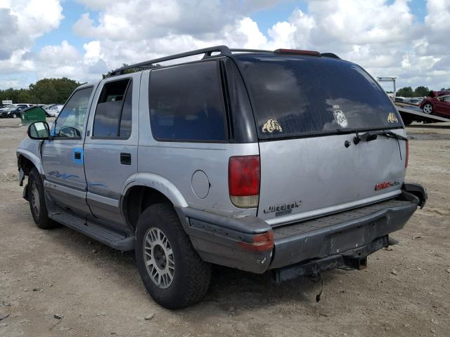 1GKDT13W2T2509910 - 1996 GMC JIMMY SILVER photo 3