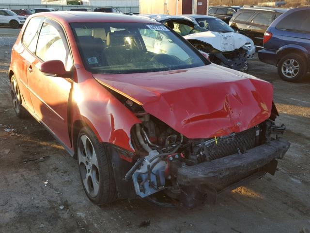 WVWFV71K56W078431 - 2006 VOLKSWAGEN NEW GTI RED photo 1
