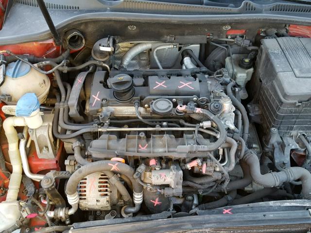 WVWFV71K56W078431 - 2006 VOLKSWAGEN NEW GTI RED photo 7