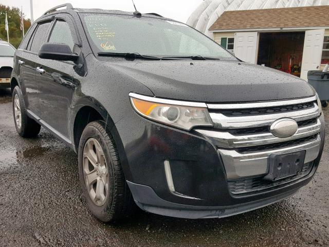 2FMDK4JC5BBB45981 - 2011 FORD EDGE SEL BLACK photo 1