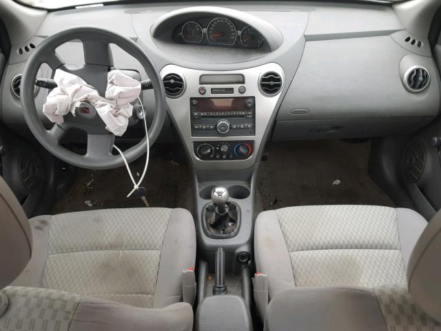 1G8AZ55F37Z132805 - 2007 SATURN ION LEVEL GRAY photo 9