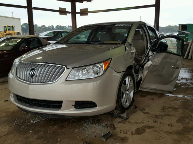 1G4GB5EG1AF151841 - 2010 BUICK LACROSSE C GOLD photo 2