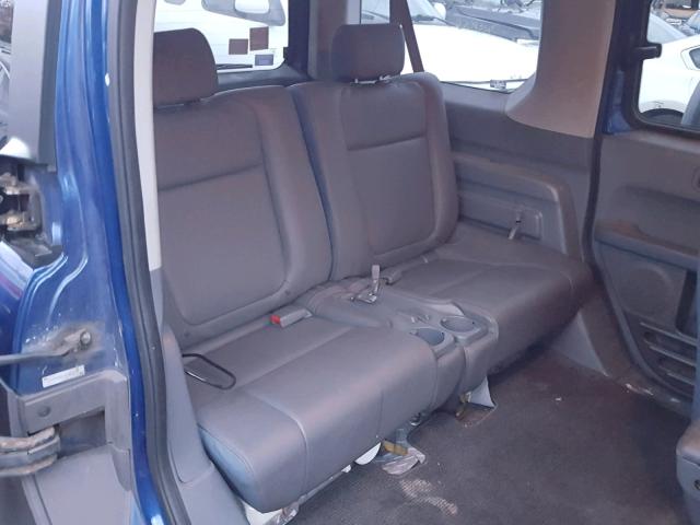 5J6YH28544L005093 - 2004 HONDA ELEMENT EX BLUE photo 6