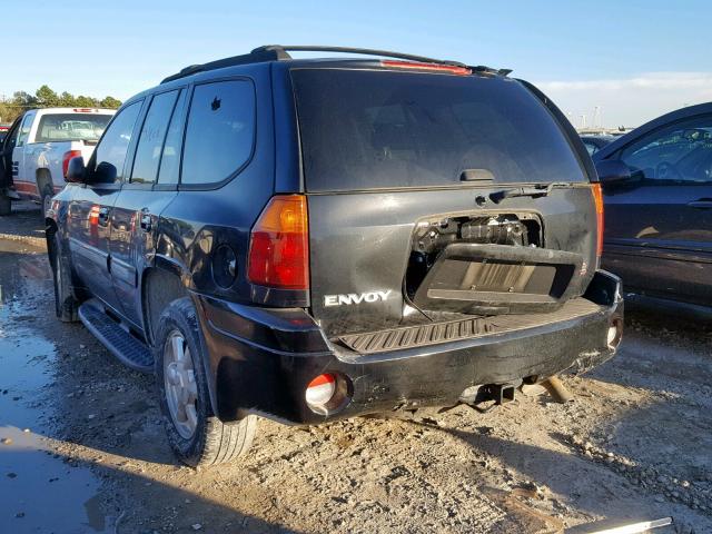 1GKDS13S732365142 - 2003 GMC ENVOY BLACK photo 3