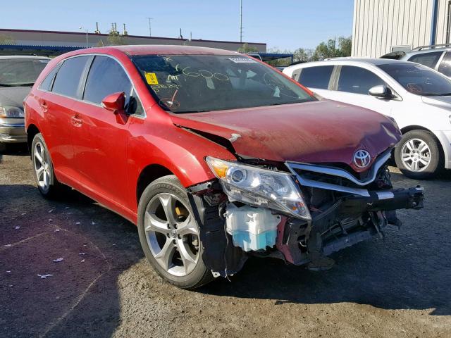 4T3ZK3BB1DU055561 - 2013 TOYOTA VENZA LE RED photo 1