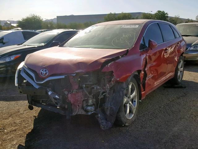 4T3ZK3BB1DU055561 - 2013 TOYOTA VENZA LE RED photo 2