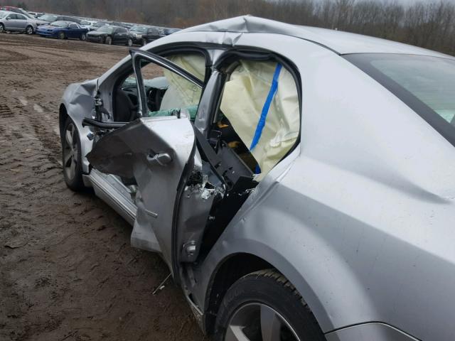 1G1ZC5E1XBF222504 - 2011 CHEVROLET MALIBU 1LT 银色 照片 9