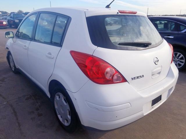 3N1BC13EX9L459097 - 2009 NISSAN VERSA S WHITE photo 3