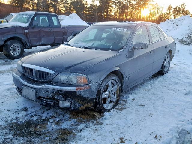 1LNHM87A92Y643807 - 2002 LINCOLN LS BLACK photo 2