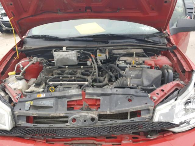 1FAHP32N18W252654 - 2008 FORD FOCUS S/SE RED photo 7