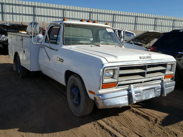 1B7MD3457JS732998 - 1988 DODGE D-SERIES D WHITE photo 1