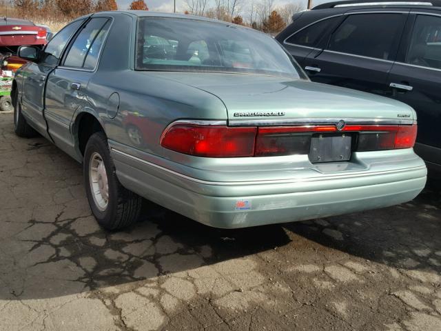 2MELM75W2VX704280 - 1997 MERCURY GRAND MARQ GREEN photo 3